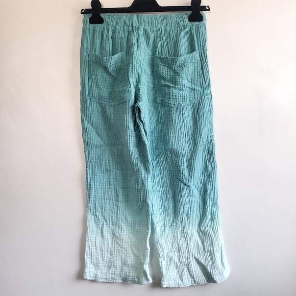 New Young Fabulous & Broke Aiko Ocean Bay Ombre Wide Leg Pants NWT X-Small - Picture 8 of 13